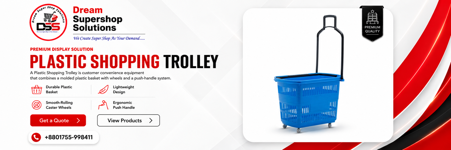 Plastic Shopping Trolley